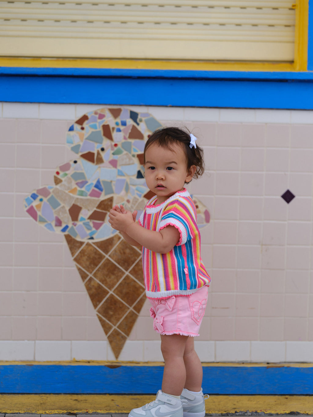 Billiblush pink short with bows