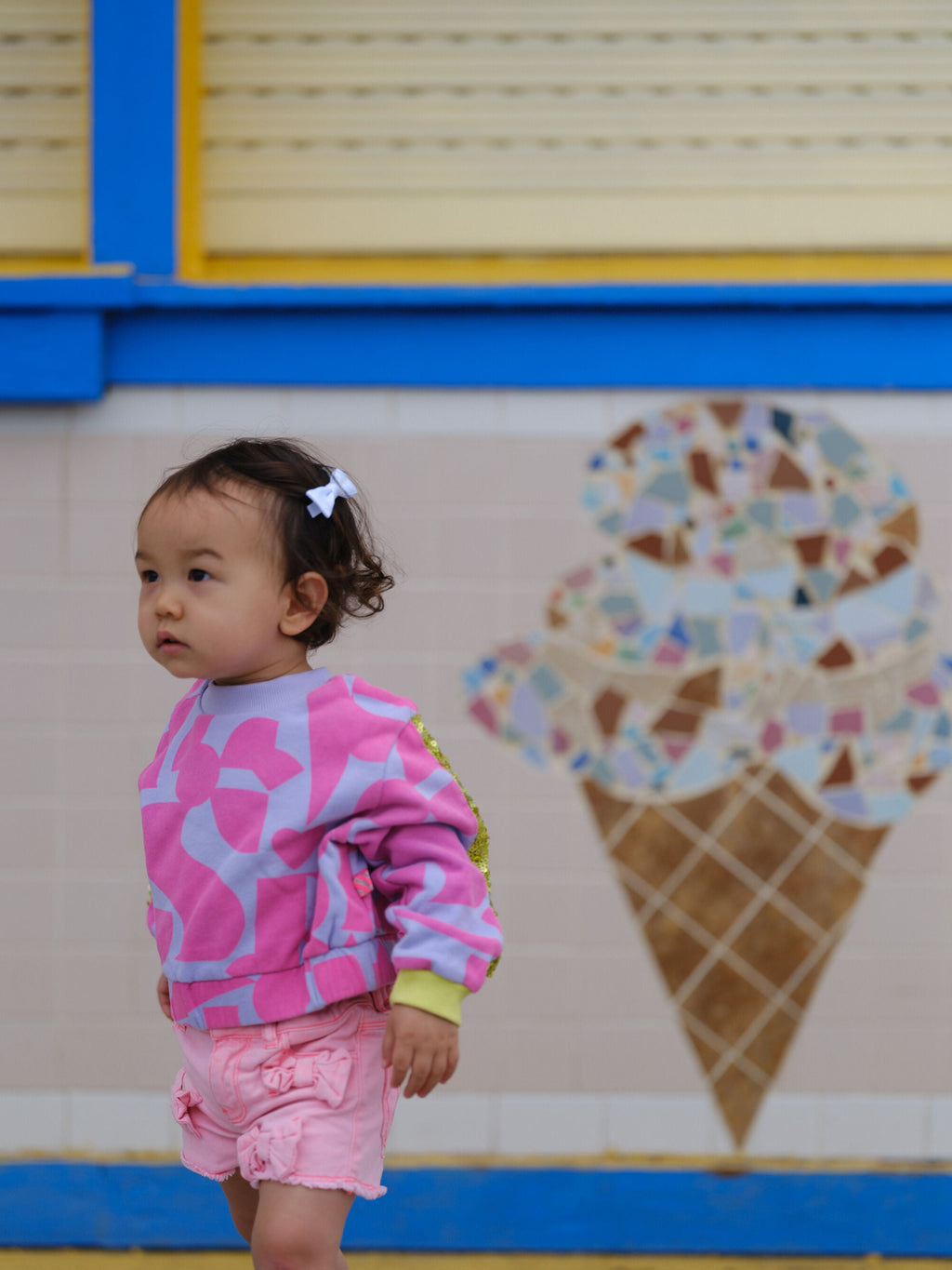 Billiblush pink short with bows