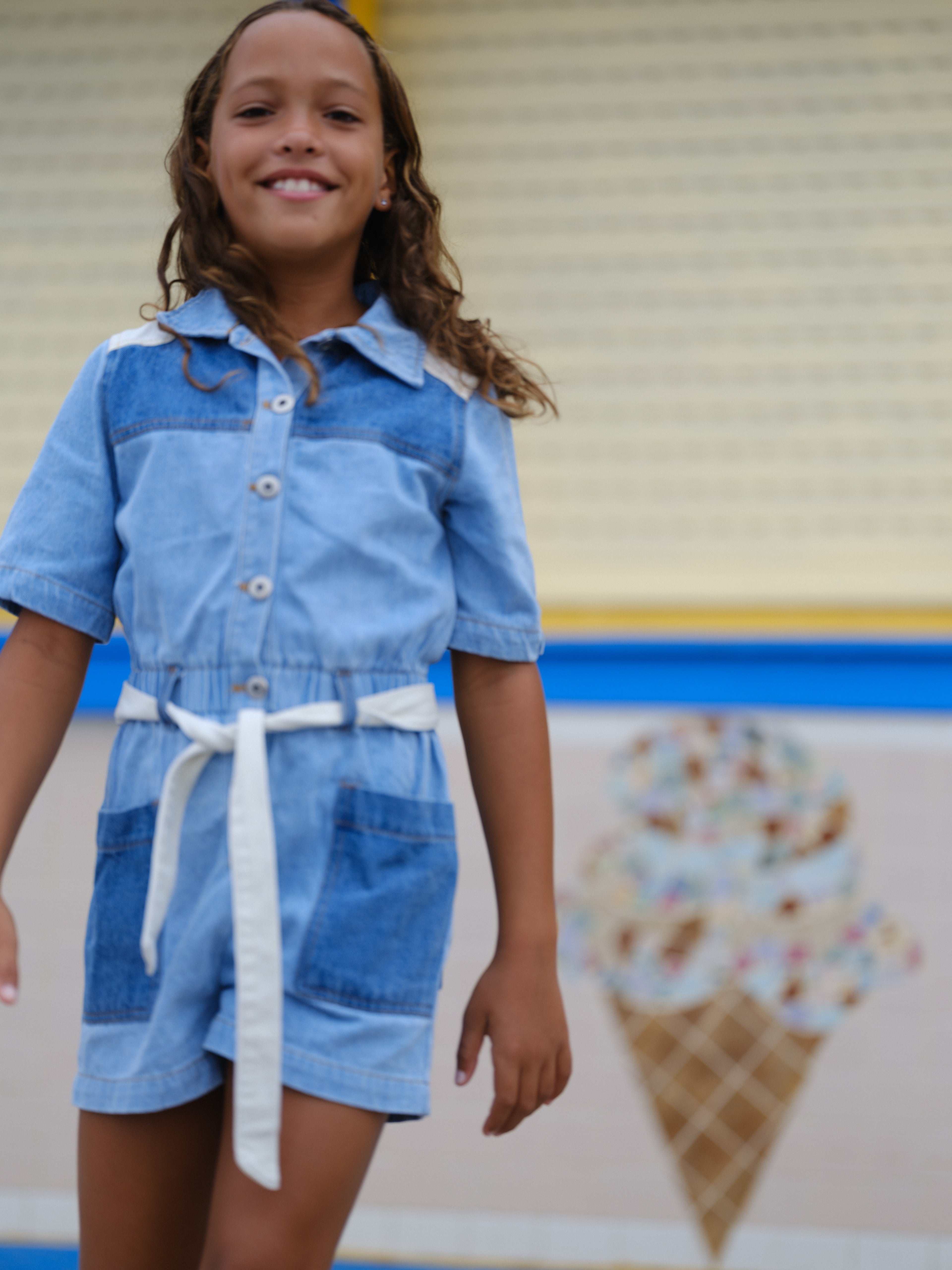 Monoprix Jean Romper