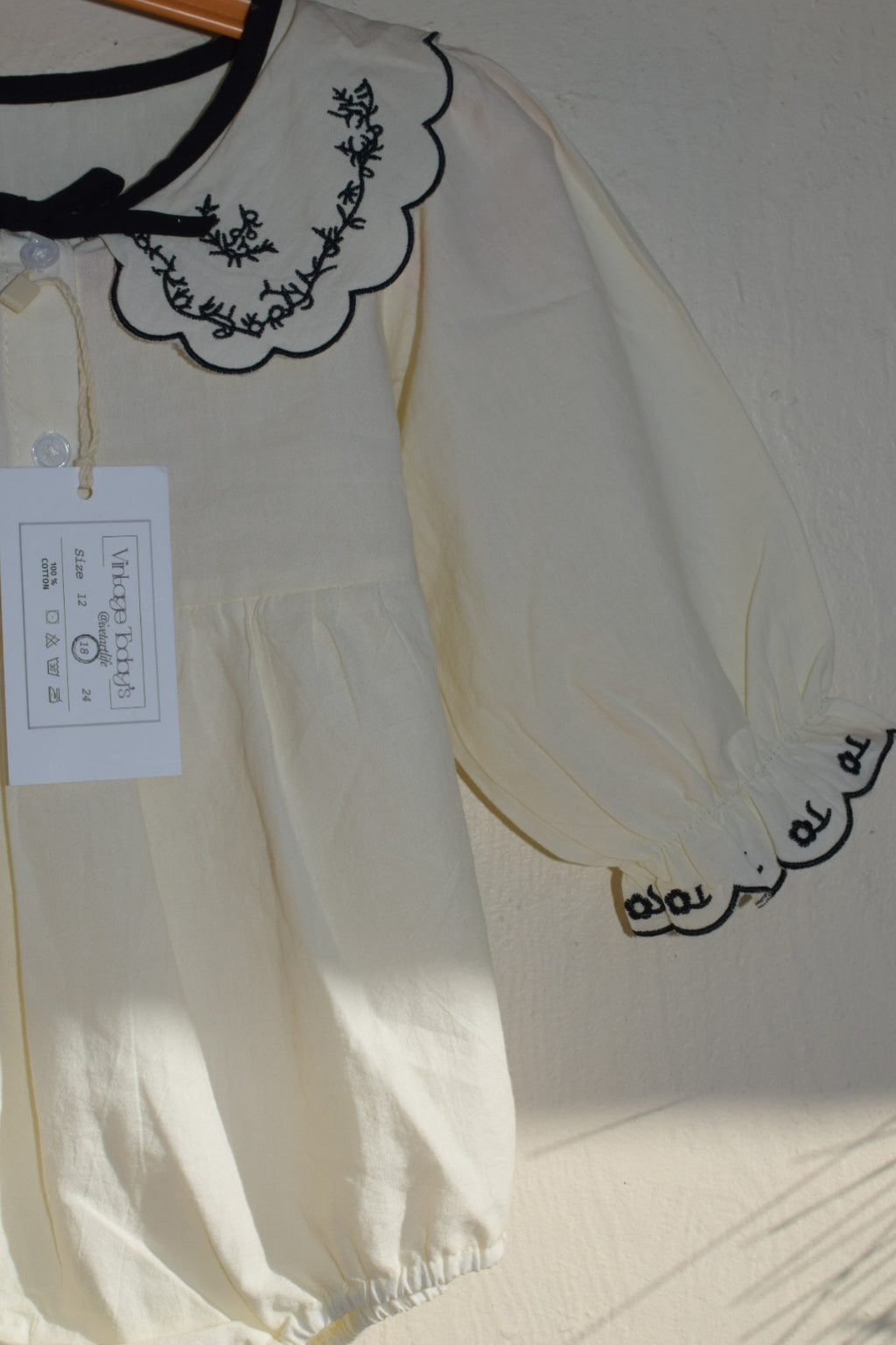 Vintage homemade onesie