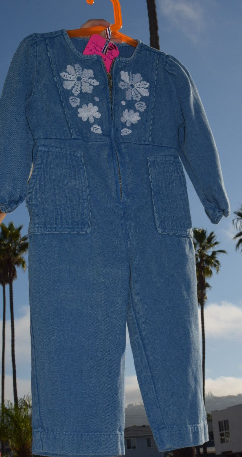 Louise Misha denim jumpsuit
