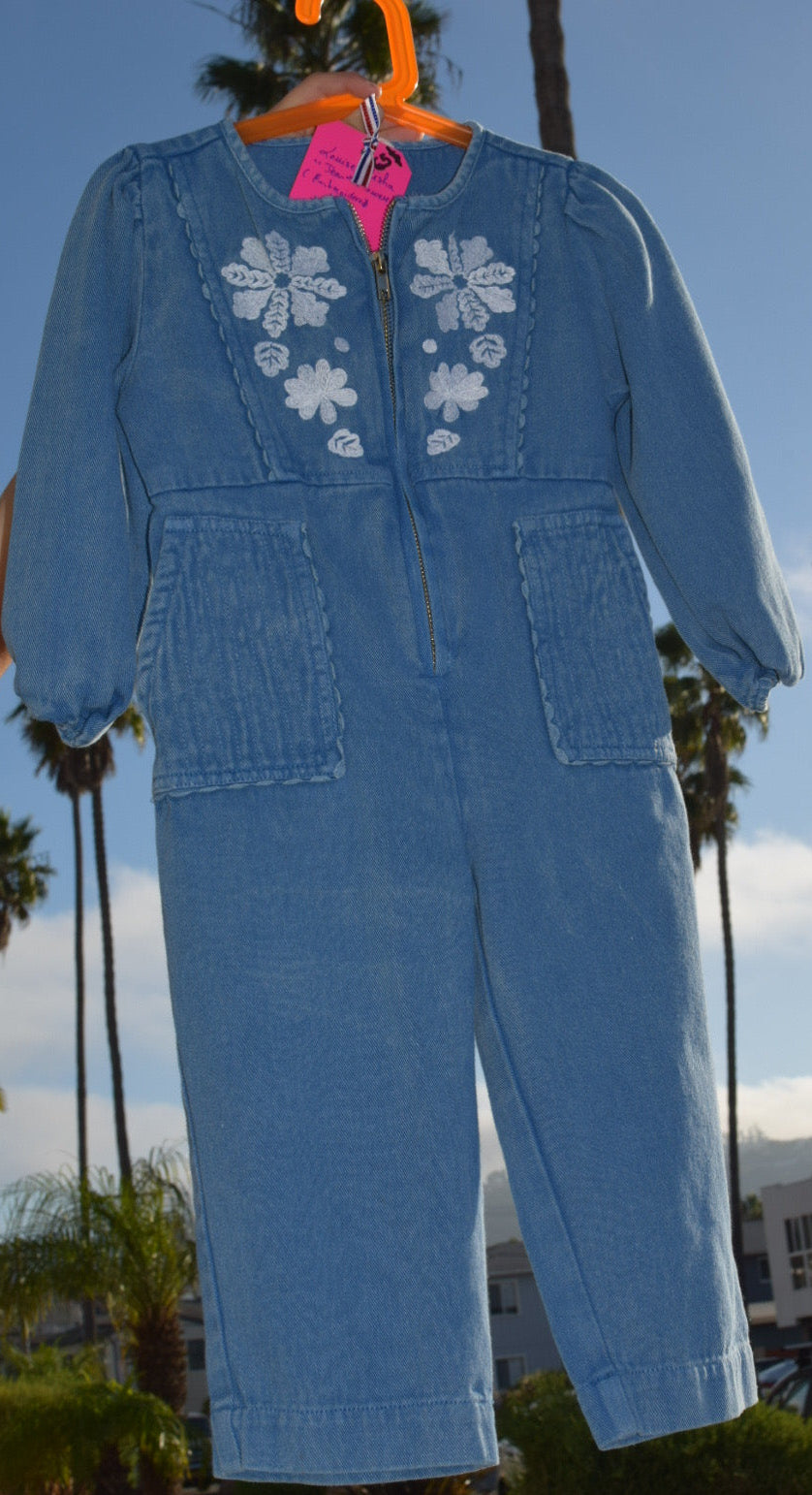 Louise Misha denim jumpsuit