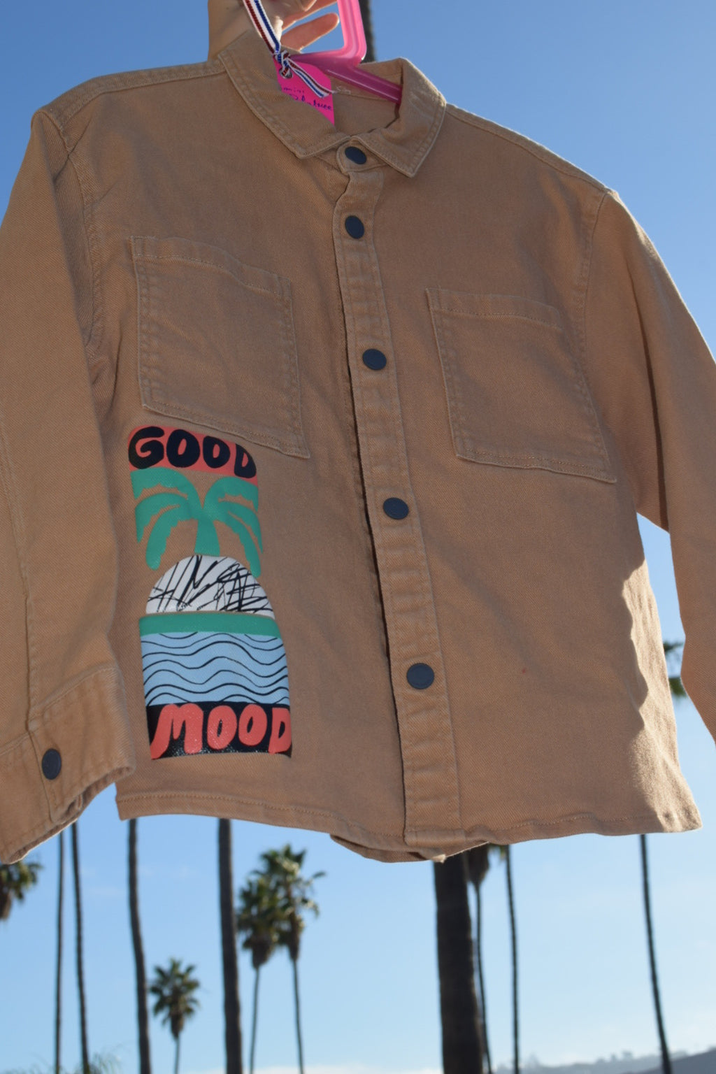 Catimini brown palmtree jacket