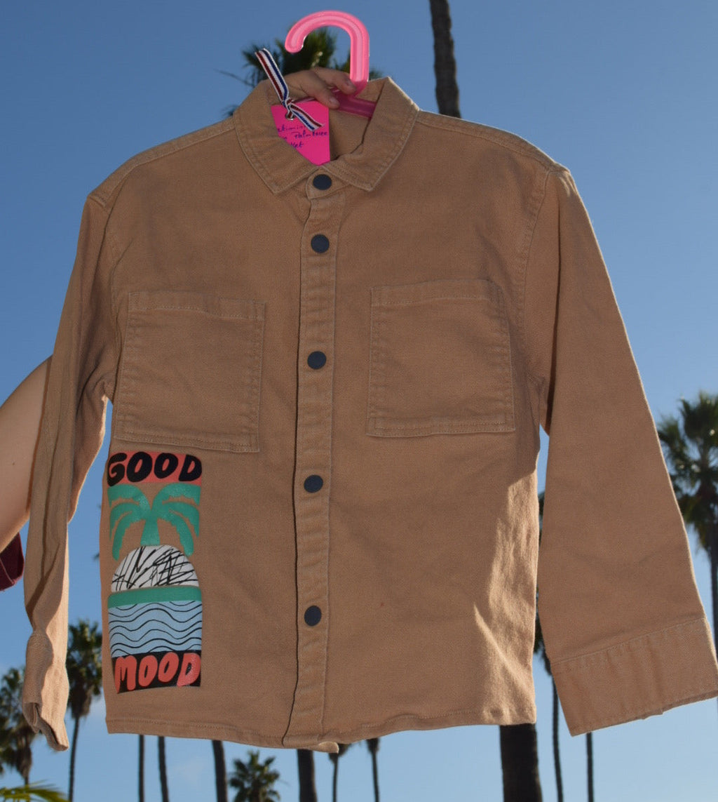 Catimini brown palmtree jacket